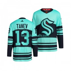 Seattle Kraken Trikot BRANDON TANEV 13 Adidas 2022-23 Reverse Retro Blau Authentic Seattle Kraken Trikot BRANDON TANEV 13 Adidas 2022-23 Reverse Retro Blau Authentic