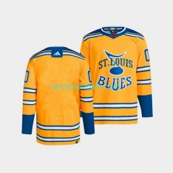 St. Louis Blues Trikot Blank Adidas 2022-23 Reverse Retro Gelb Authentic St. Louis Blues Trikot Blank Adidas 2022-23 Reverse Retro Gelb Authentic