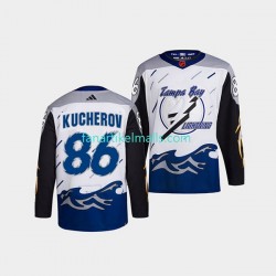 Tampa Bay Lightning Trikot Nikita Kucherov 86 Adidas 2022 Reverse Retro Weiß Authentic Tampa Bay Lightning Trikot Nikita Kucherov 86 Adidas 2022 Reverse Retro Weiß Authentic