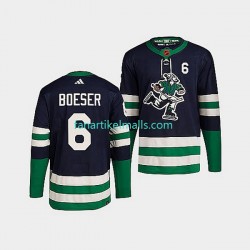 Vancouver Canucks Trikot Brock Boeser 6 Adidas 2022 Reverse Retro Marineblau Authentic Vancouver Canucks Trikot Brock Boeser 6 Adidas 2022 Reverse Retro Marineblau Authentic
