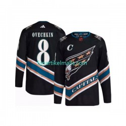 Washington Capitals Trikot Alex Ovechkin 8 Adidas 2022-23 Reverse Retro Schwarz Authentic Washington Capitals Trikot Alex Ovechkin 8 Adidas 2022-23 Reverse Retro Schwarz Authentic
