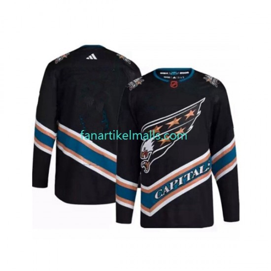 Washington Capitals Trikot Blank Adidas 2022-23 Reverse Retro Schwarz Authentic