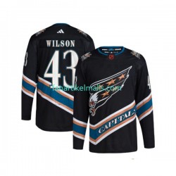 Washington Capitals Trikot Tom Wilson 43 Adidas 2022-23 Reverse Retro Schwarz Authentic Washington Capitals Trikot Tom Wilson 43 Adidas 2022-23 Reverse Retro Schwarz Authentic